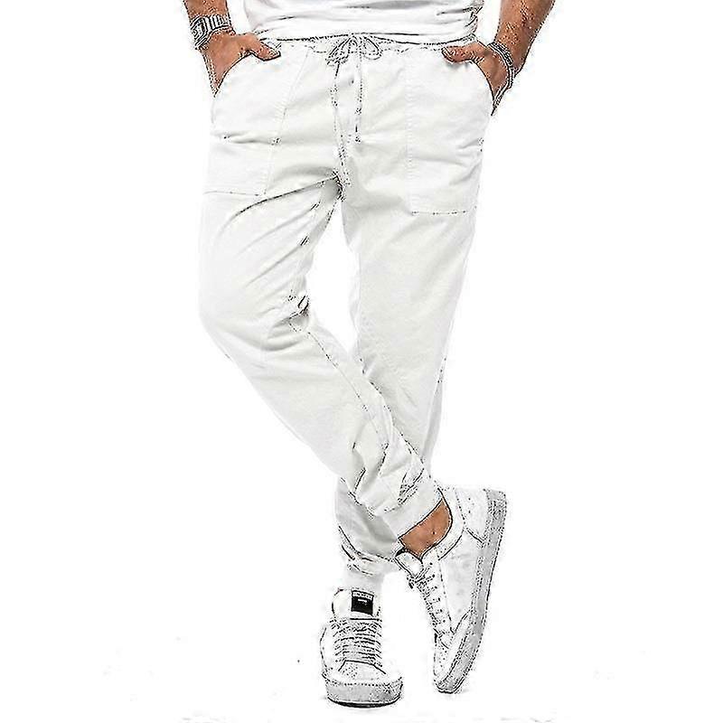 Men's Cargo Pants White