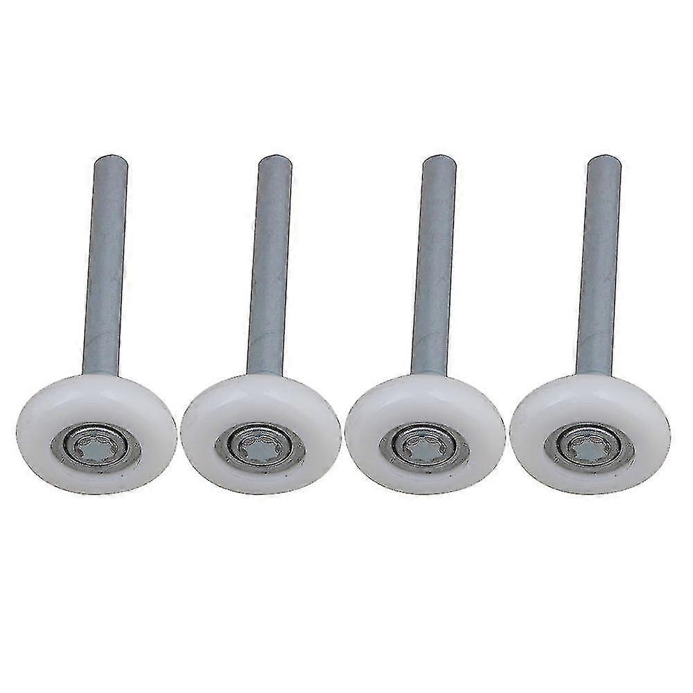 2er-Set Garagentor Nylon-Rollenrad beige