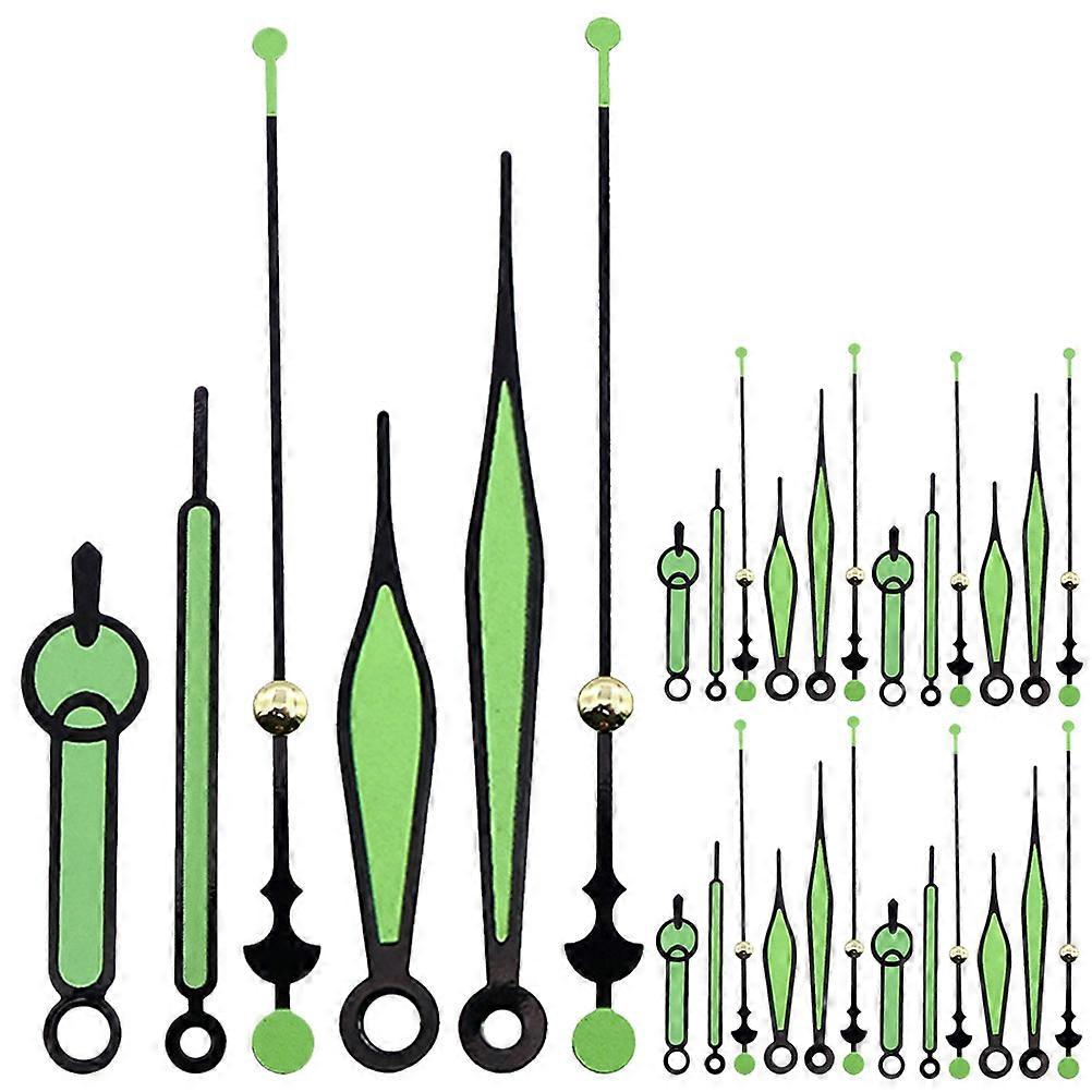 10 Sets of Repairing Clock Pointers Glowing Clock Hands Decorative Clock Set Durable Clock Making Clock Pointers