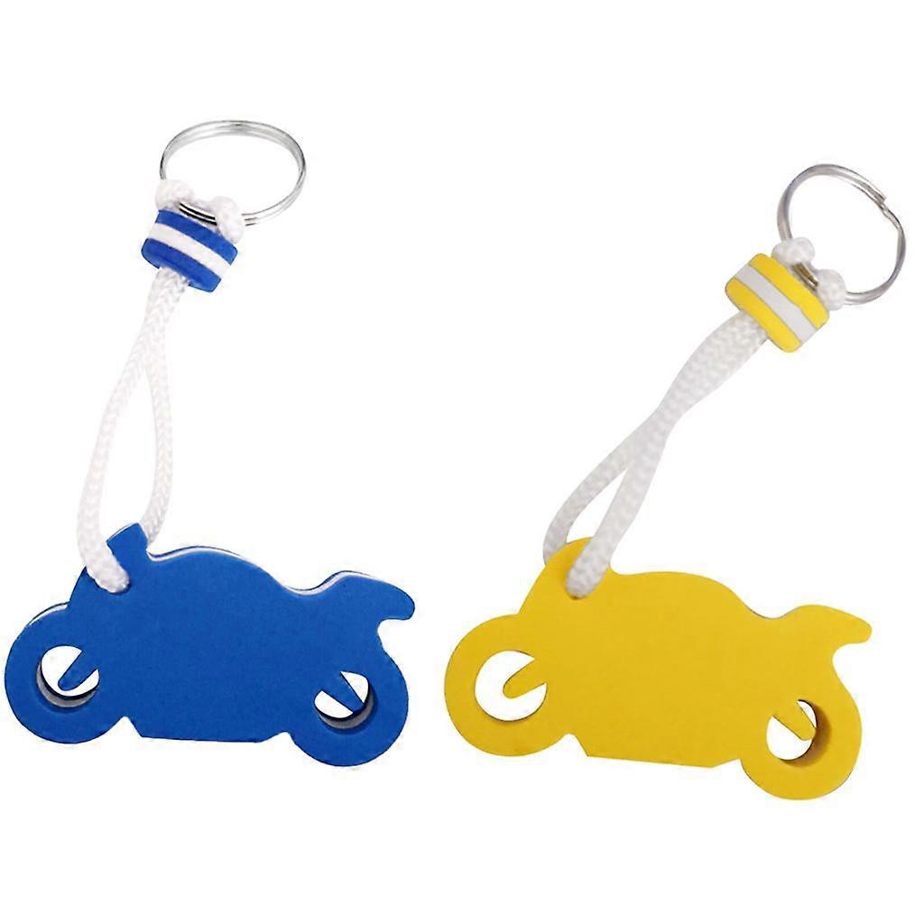 2pcs   Lightweight   Floating   Motorcycle   Keychain   Key