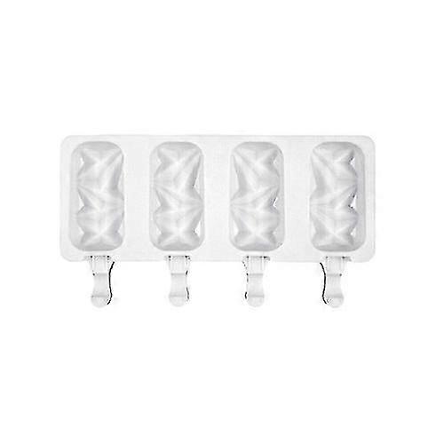 Silicone Geometric Ice Cream Tray