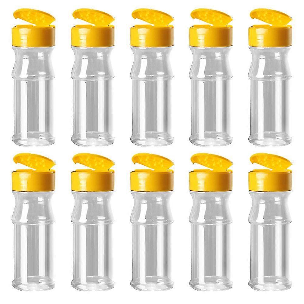Förpackning med 10 180 ml plastkryddsburkar Bbq Kryddflaskor Kryddflaskor