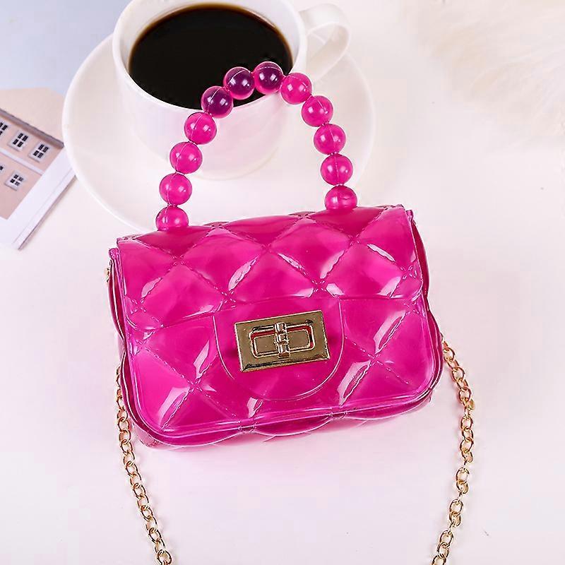 حقيبة يد جيلي للنساء ، حقيبة لؤلؤ قطرية محمولة ، حقيبة كتف سلسلة