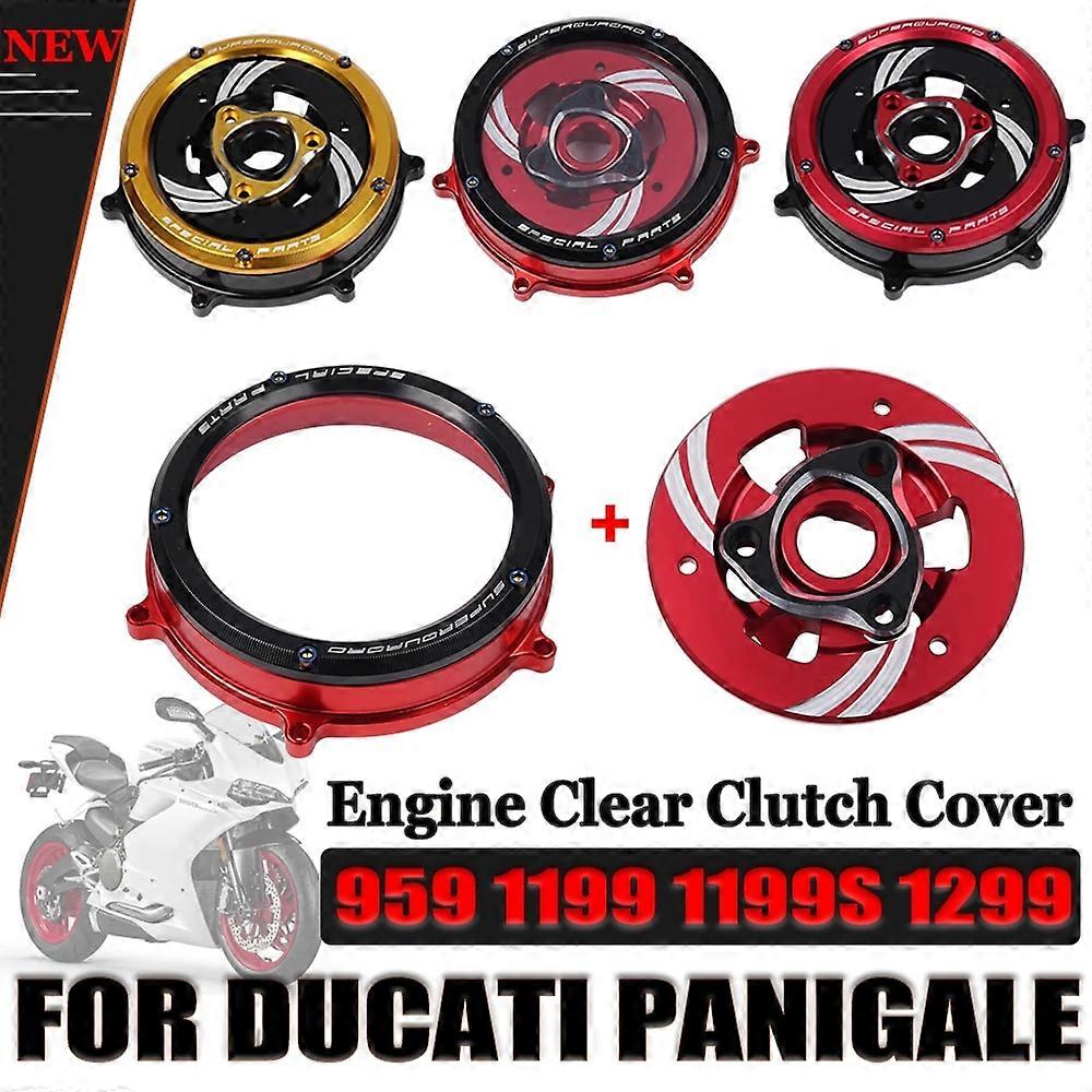 Funda de embrague transparente para motocicleta Ducati Panigale 959 1199S R 1199 Corse ABS R V2, accesorios de motocicleta, Protector de cubierta