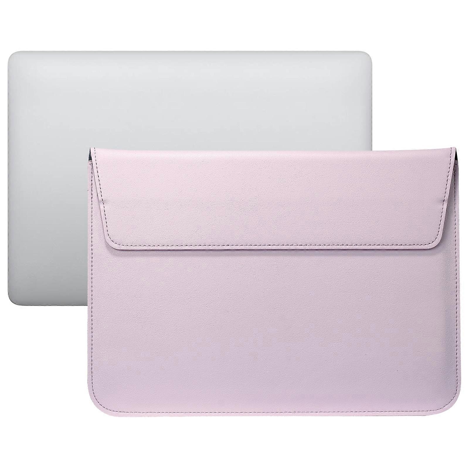 Bolsa de laptop de couro PU para MacBook Air, Pro 13 polegadas