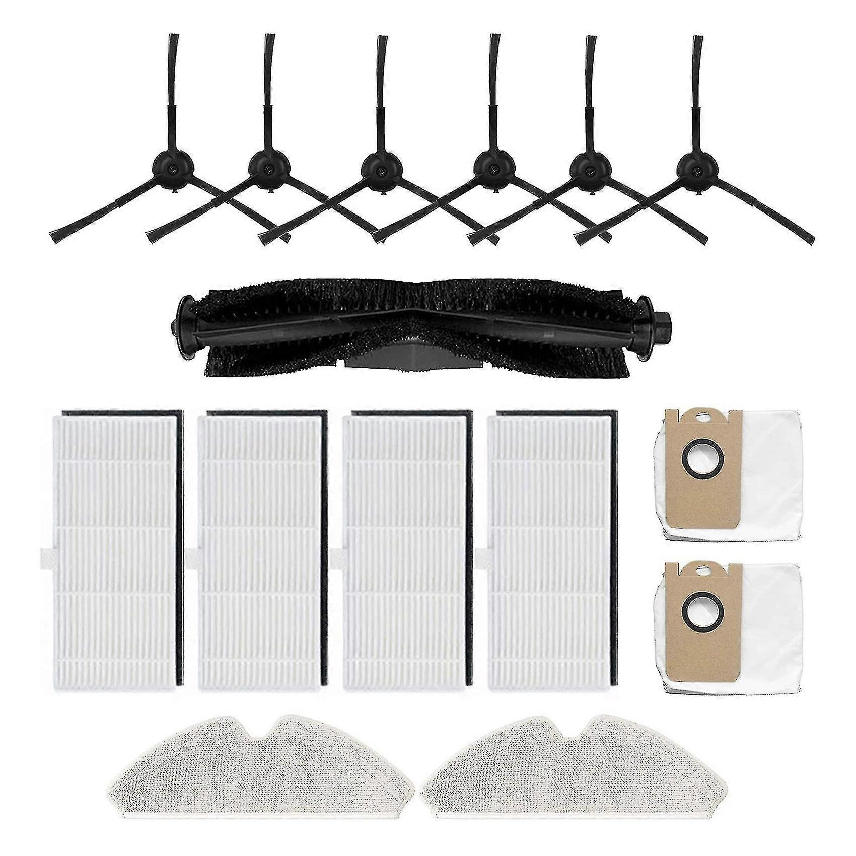 Side Brush Filter Set Compatible With Robot Vacuum Cleaner Proscenic M7 Pro