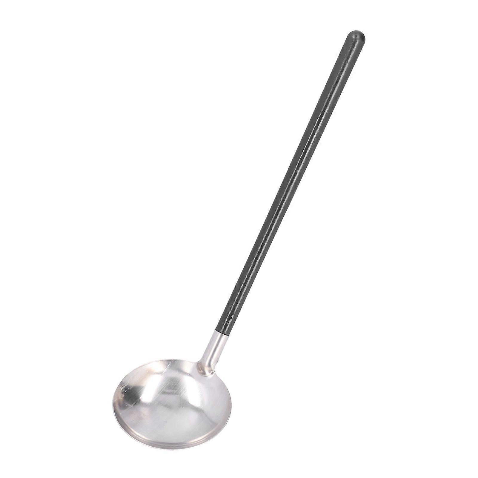 26CM Stainless Steel Round Spoon Hot Pot Ladle Dinnerware for Home Kitchen Restaurant HotelSoup Spoon