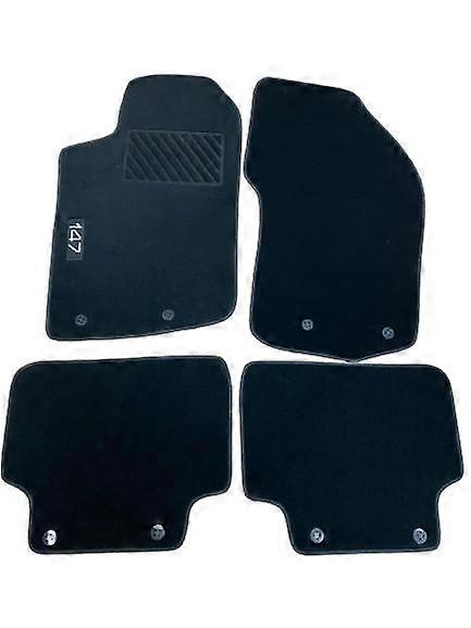 Alfa Romeo 147 (2000-2010) προσαρμοσμένο μαύρο πατάκι δαπέδου ΝΕΟ