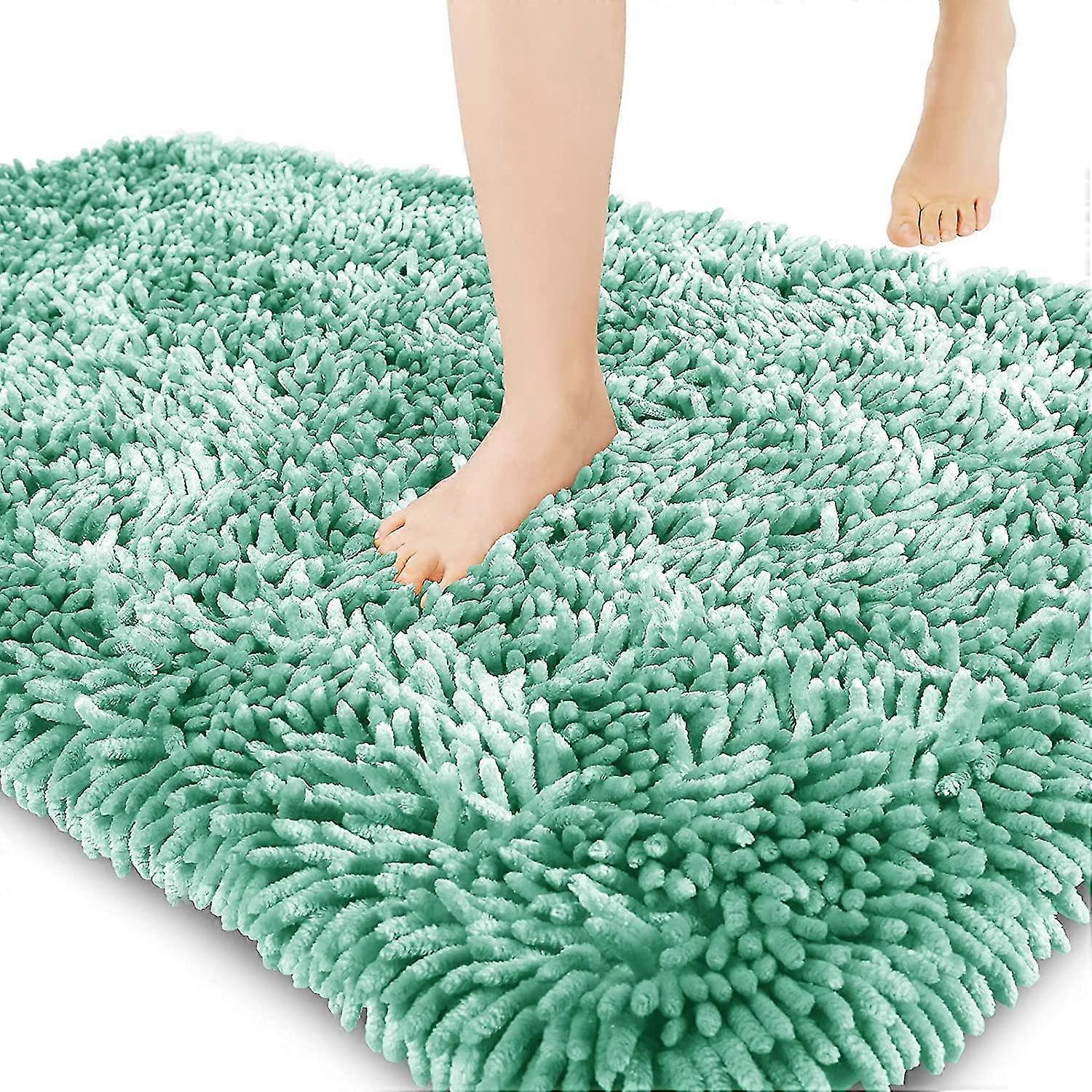 Extra Thick Premium Bathroom Rug Non Slip Fluffy Bath Mat