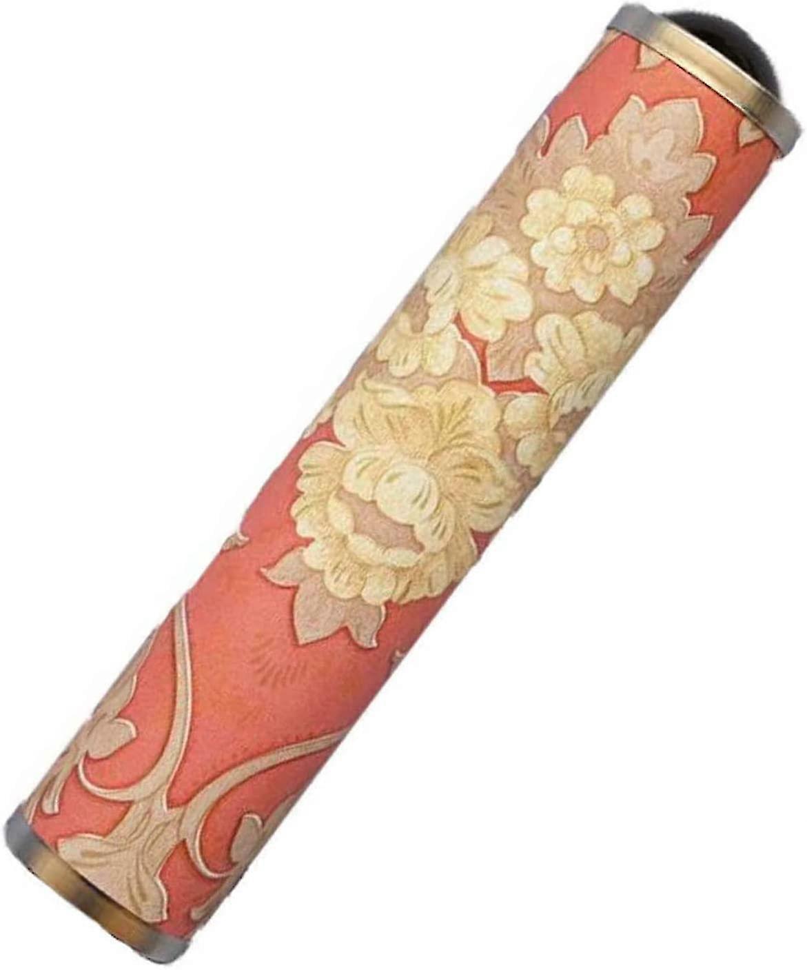 Klassisk tin kalejdoskop, håndlavet ægte scene Kalejdoskop Legetøj Klassisk nostalgisk legetøj til børn (1 stk, pink)