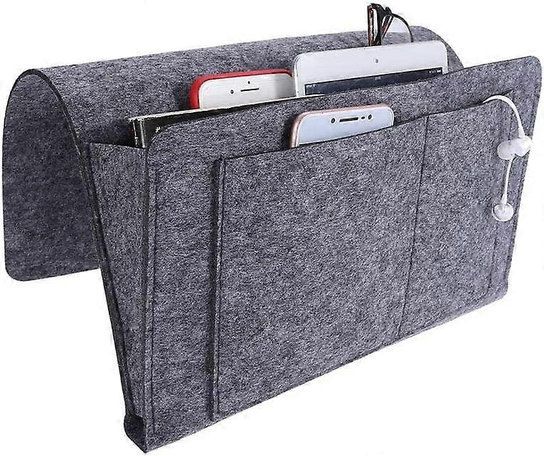 Sofa Armrest Storage Bag with 4 Pockets, Remote Control Holder