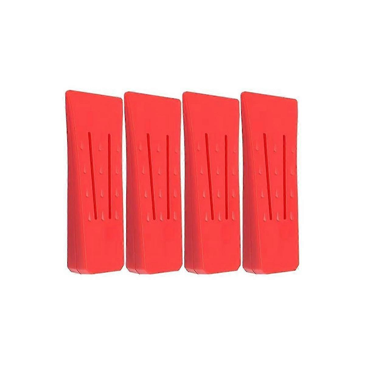 Garden Plastic Felling Wedges 6in Felling Wood Wedges Logging Chainsaw Aid For Tree Cutting 4 Pack Red