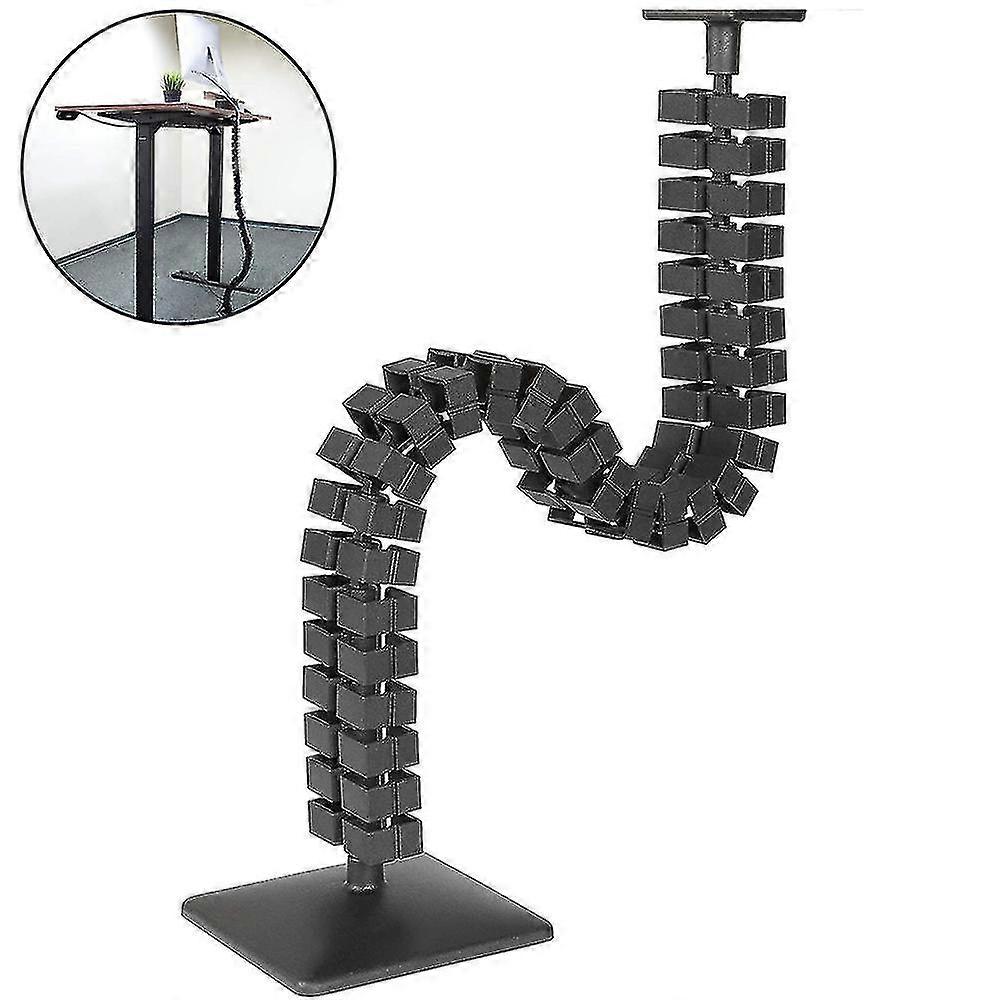 Cable Management Spine, Desk Cord Organizer Vertebrae, Keeps Power