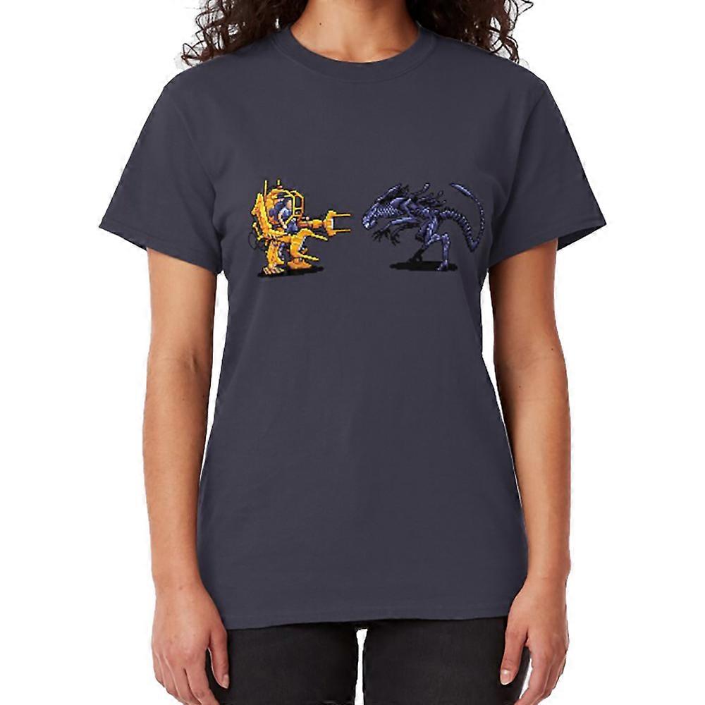 Power Loader Vs Alien Queen Tişörtü