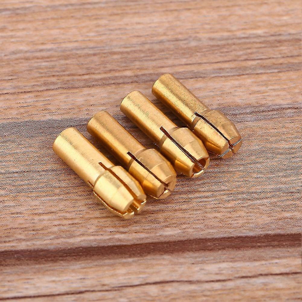 Rotary Tool Collet Adapter Kit Set with 4 Brass Collets in 11.62.353.2MM Sizes