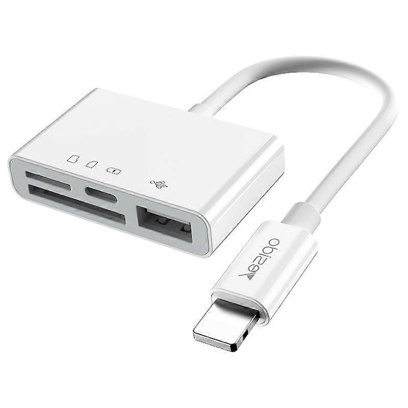 Yesido GS12 8 Pin to TF / SD / USB / 8 Pin OTG Converter GS12