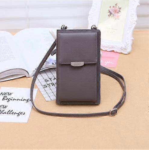 Crossbody Mobiltelefon Handväska, Pu Läder Handväska Med Justerbar Rem Mini
