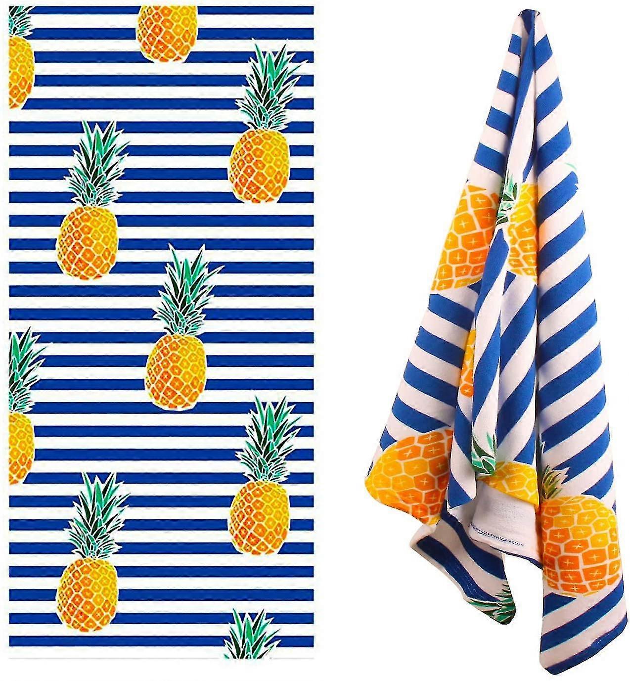 Oversized Beach Towel-pineapple