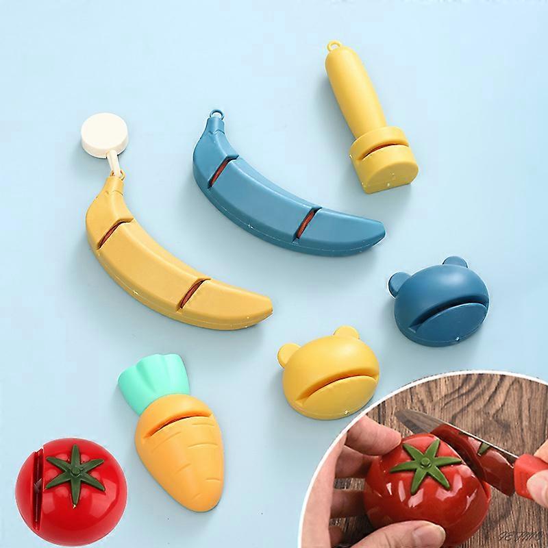 Creative Fruit Sharpener Tomato Shape Sharpener Non-slip Portable Kitchen Fruit Sharpener Tools Kitchen Accessories