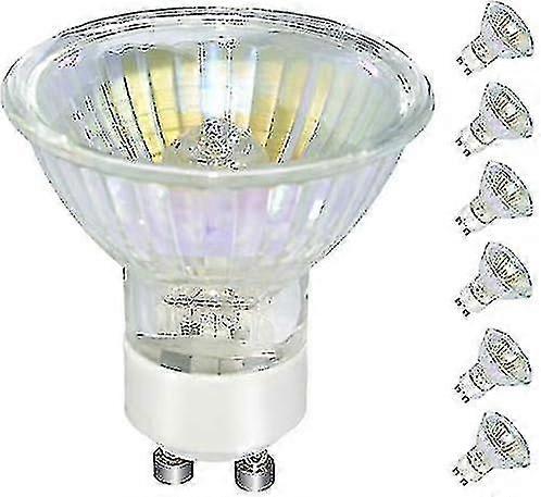 Gu10 Halogen Bulb Gu10 220v 50w Dimmable Gu10 Light Bulb With Long Lasting Lifespan Gu10 Base Bulb 6 Pack