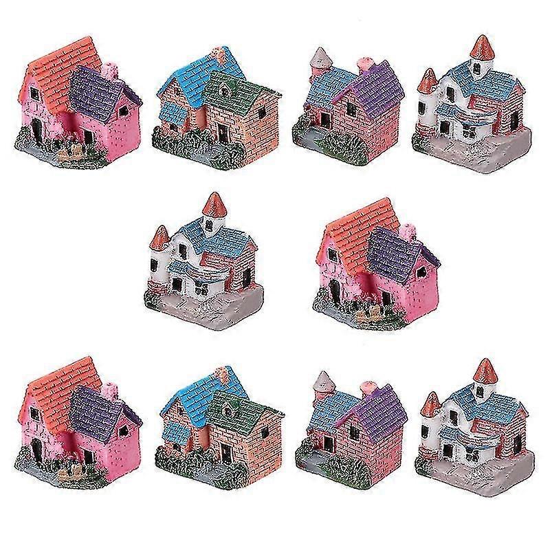 10pcs Miniature House
