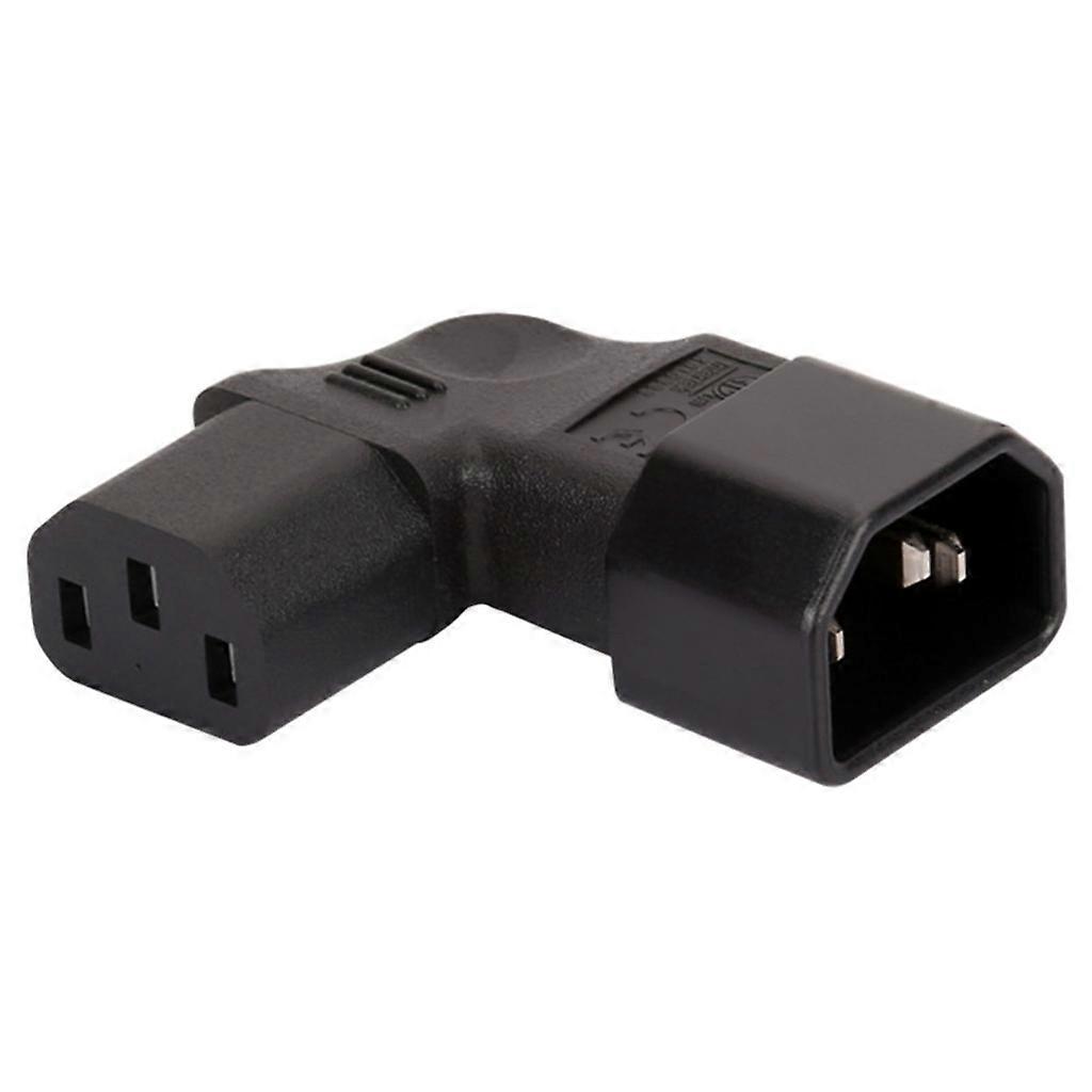 C14 to IEC320 C13/C5/C7 AC-Power Adapter 3 Terminals Socket Adapter Male to Female Wire-free Power Connector Adaptor