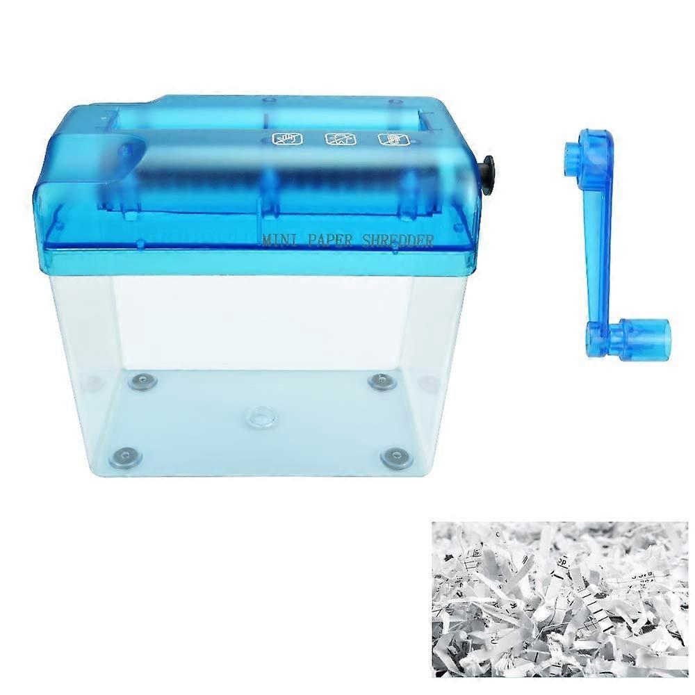 2025 New Manual Hand Paper Shredder, Hand Documents Shredder A6 Hand-Shredder Mini Shredder Desktop