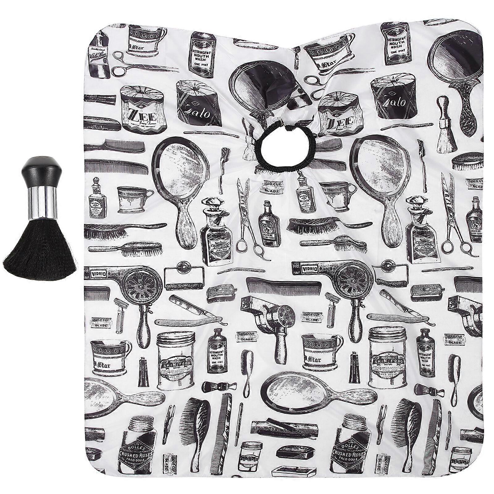 1 Set Corte de Cabelo Cabo Barbeiro Cabeleireiro Cabo Cabeleireiro Corte de Cabelo Cabo com Escova Duster Pescoço
