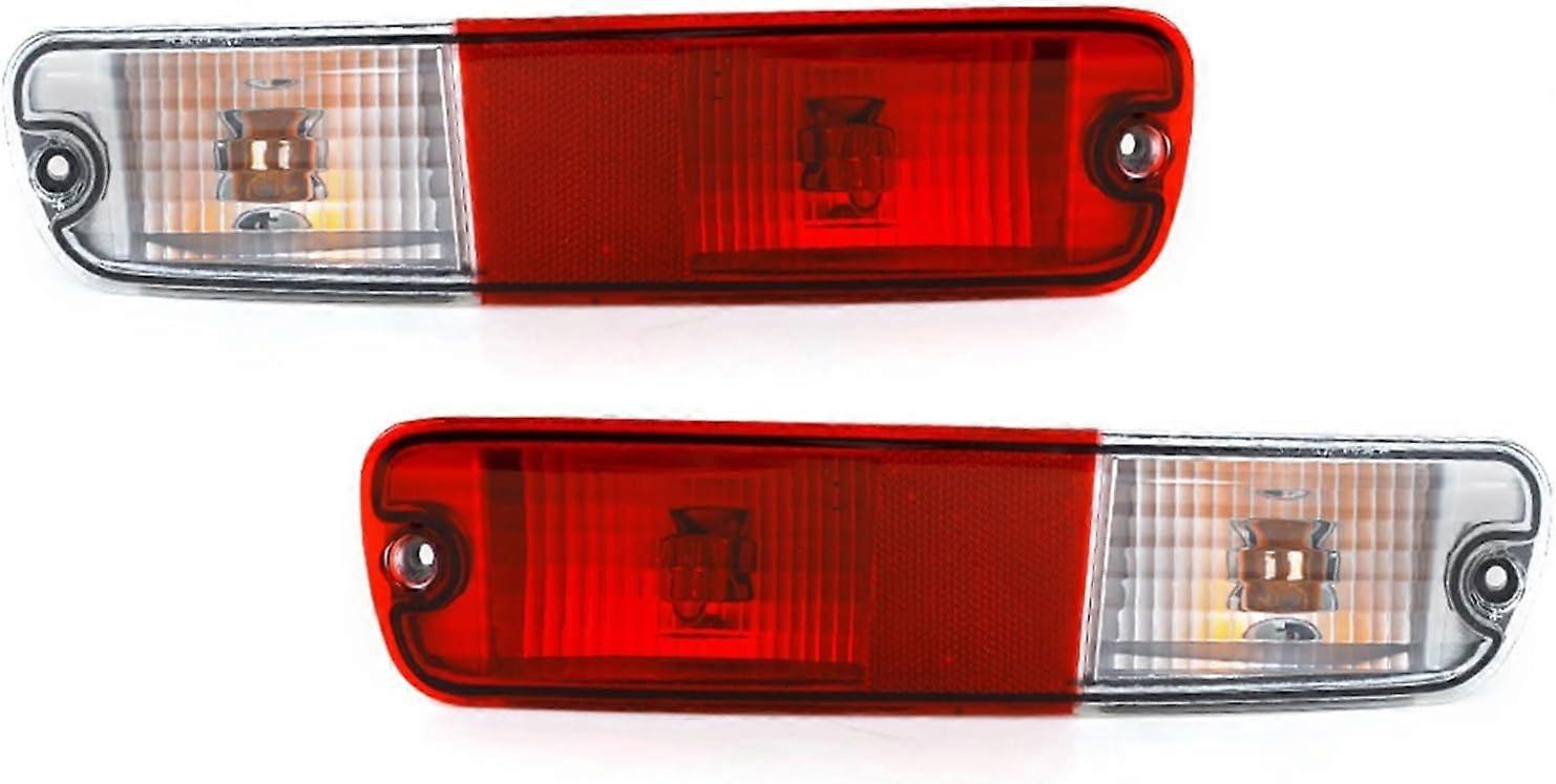 TWOMEM Car Rear Bumper Tail Light For Mitsubishi For Pajero For Montero V73 V75 V77 2003-2007 Reflector Signal Lamp Taillight With Bulb Rear Tail Lamp