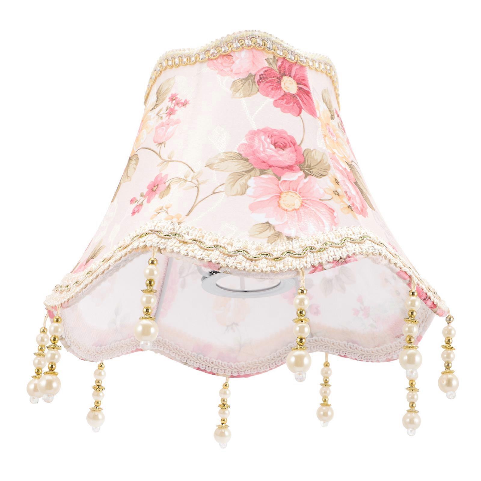 Lamp Shade Table Light Shade Macrame Lamp Shade Beads Light Shade Cover