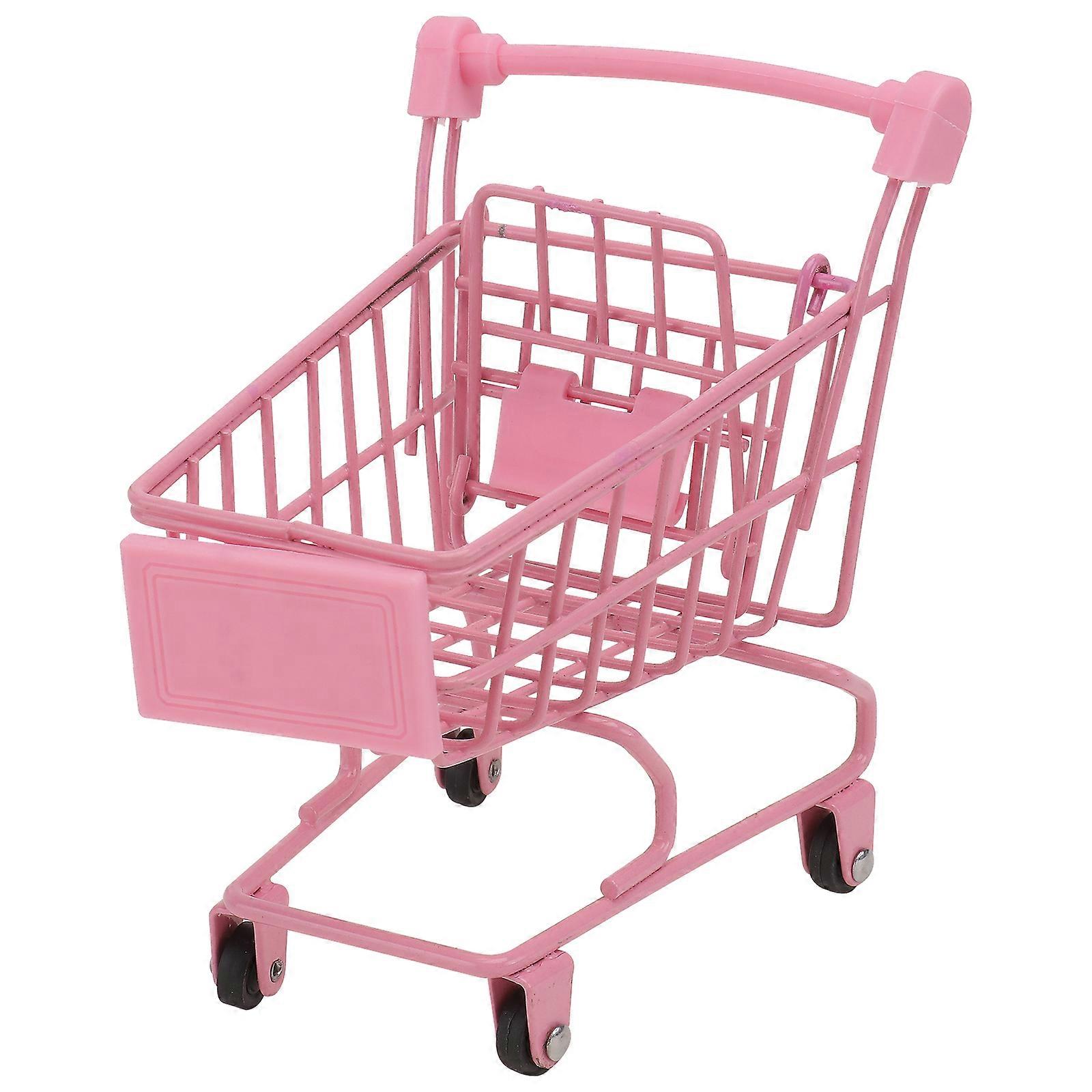 Office Desk Accessories Mini Shopping Grocery Cart Shopping Cart ...