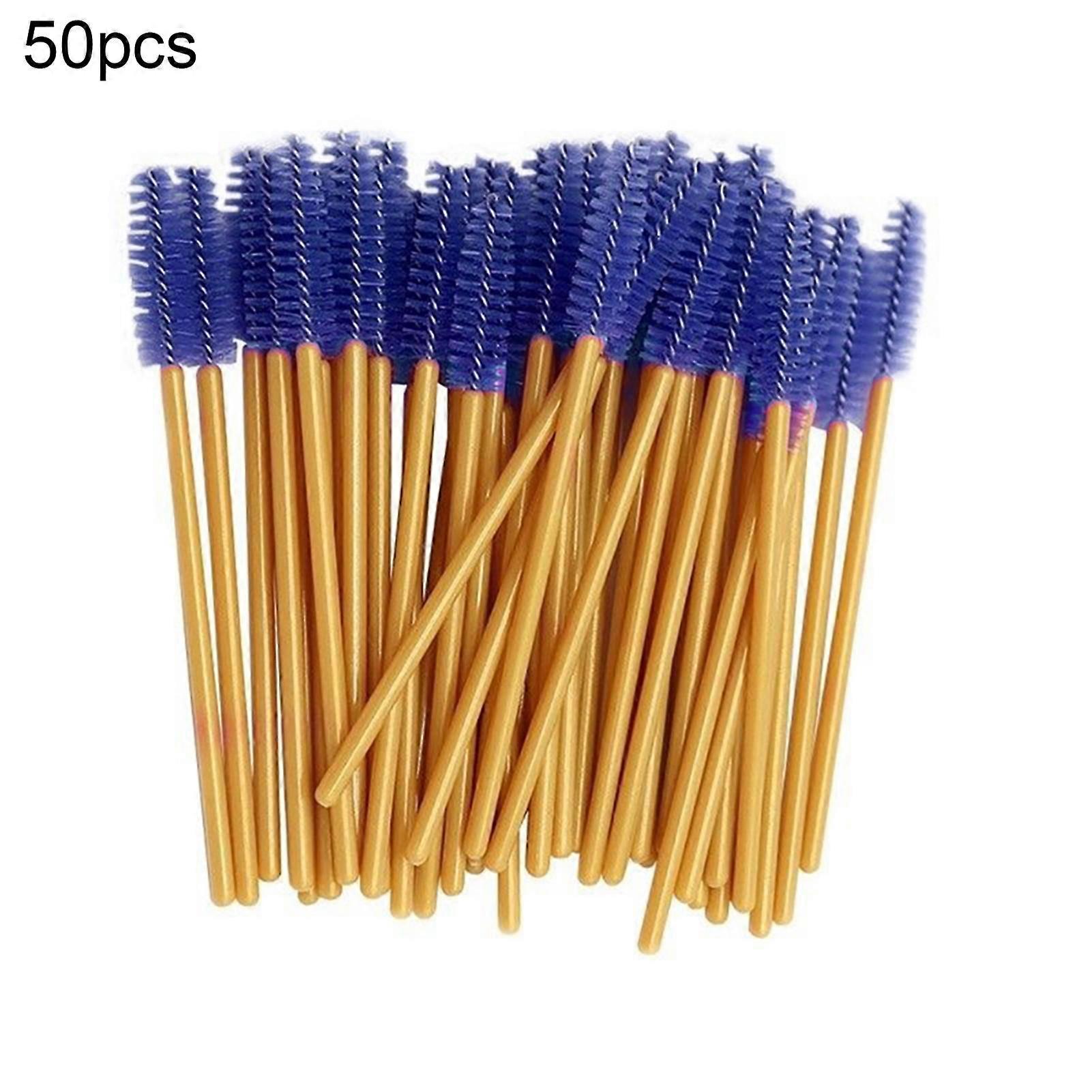 50Pcs Disposable Mascara Wands Eyelash Brushes Applicator Makeup Tool Portable QinHai