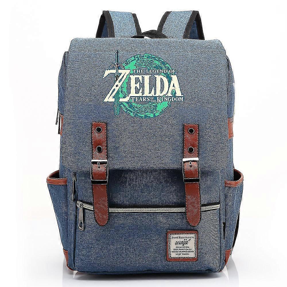 Rucsac Shoolbag de încărcare USB Zelda pentru studenți: genți de laptop pentru notebook-uri de călătorie durabile