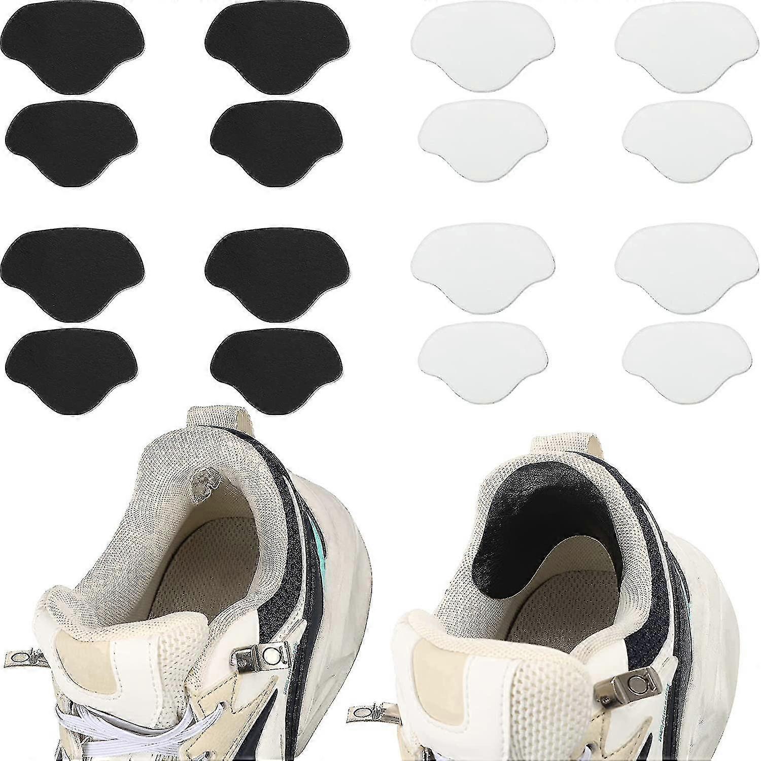 8 Pairs Shoe Heel Repair Patch Kit Shoe Sneaker Hole Repair Patch Self-adhesive Shoe Heel Wear Hole