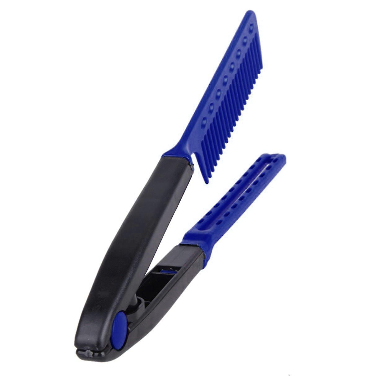 コームV型ヘアストレートナーヘアスタイルスタイリングツールヘアドレッシングDIYサロン