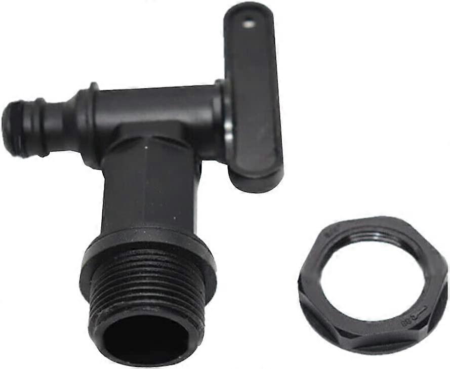 صنبور خزان بلاستيكي سعة 1000 لتر ، محول صندوق تخزين المياه IBC ، محول صنبور خرطوم الحديقة ، لمجمع مياه الأمطار