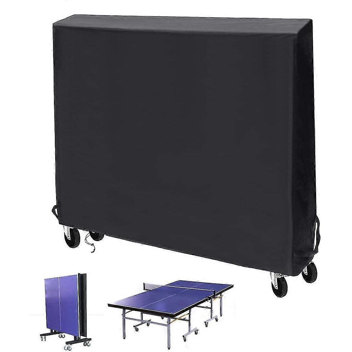 Dış Mekan Su Geçirmez ve Toz Geçirmez Masa Tenisi Masa Örtüsü Masa Tenisi Masa Örtüsü 165x70x185cm