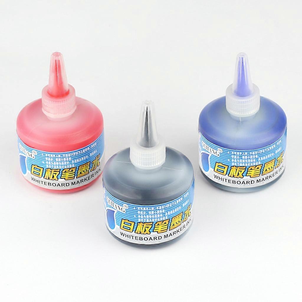 1 Bottle 50ml Refill Ink for Refilling Inks Whiteboard Marker Pen Black Red Blue