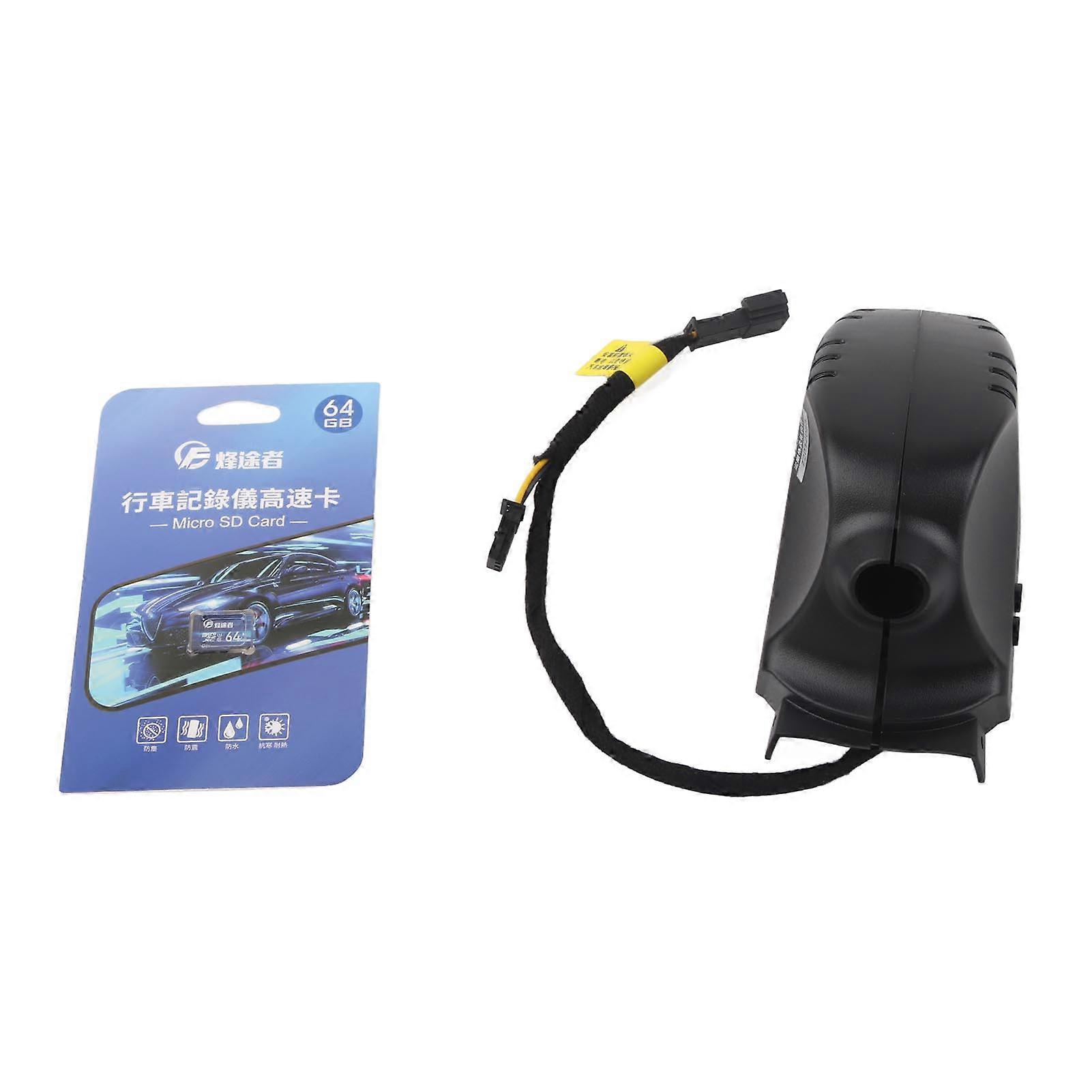 Dash Camera Loop Recording Motion Detection Parking Monitoring 64G Memory Card Car Driving Recorder for Macan Panamera 1080P