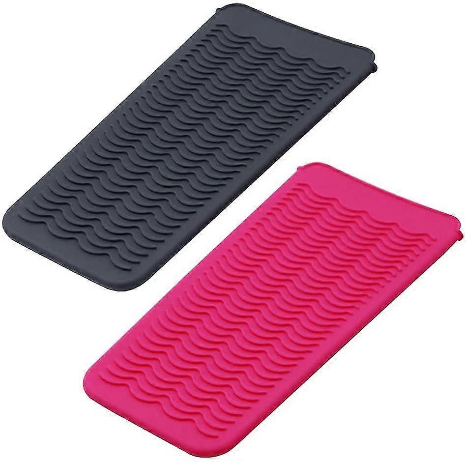 2 Heat Resistant Silicone Mat Covers, Portable Heating Mat, Protective Cover For