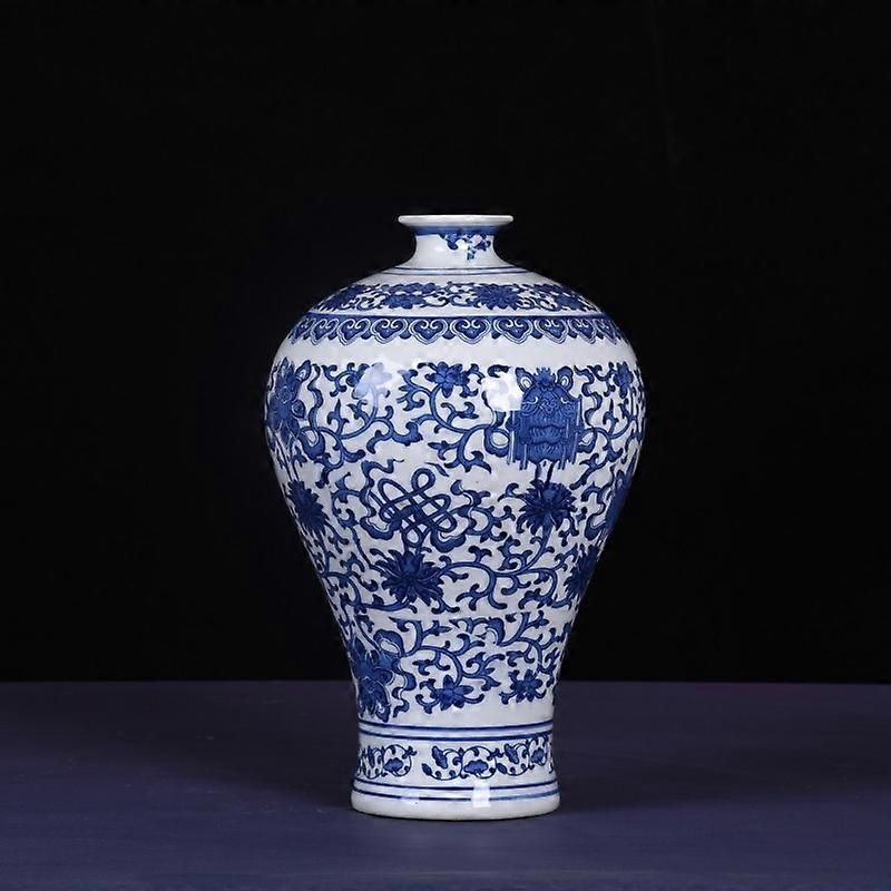 Eight Treasures Plum Blossom Vase