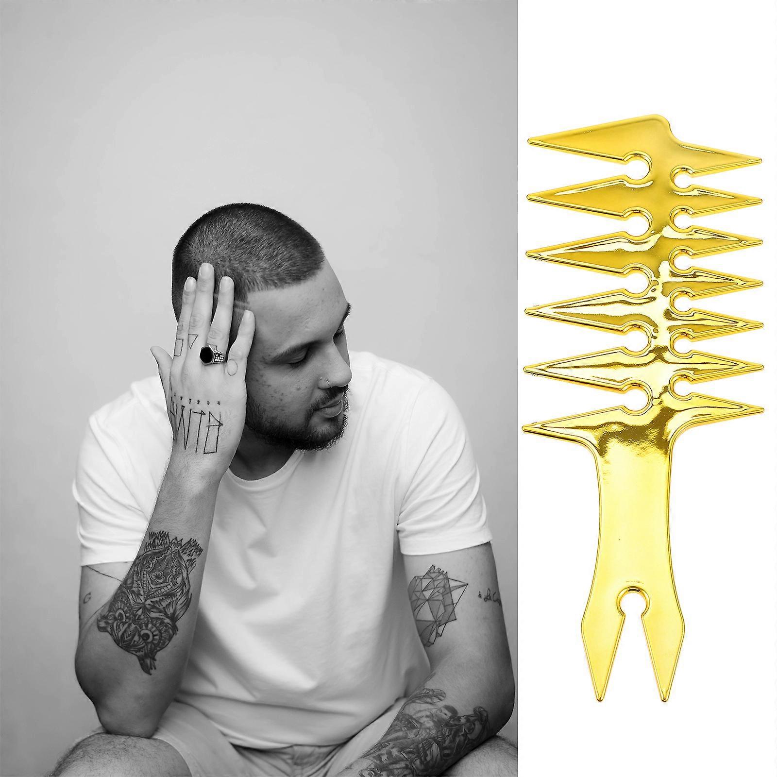 1pc Practical Comb Hairdressing Comb Multi-functional Comb Tool for Men