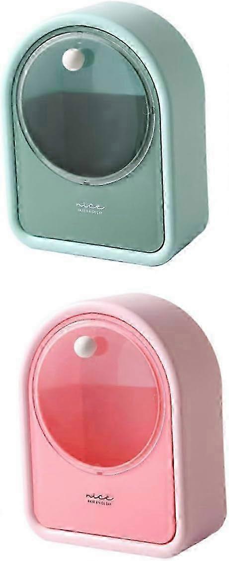 Round Cotton Pads Organizer, Desktop Accessories for Makeup Storage