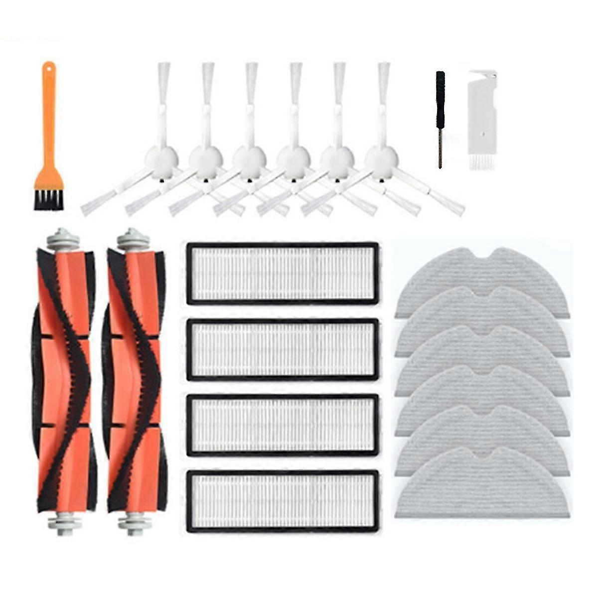 Pro 1C 1T F9 Robotický Vysavač Mop Hepa Filtr Hlavní Boční Kartáč Mop Hadřík Robotický Vysavač Díly