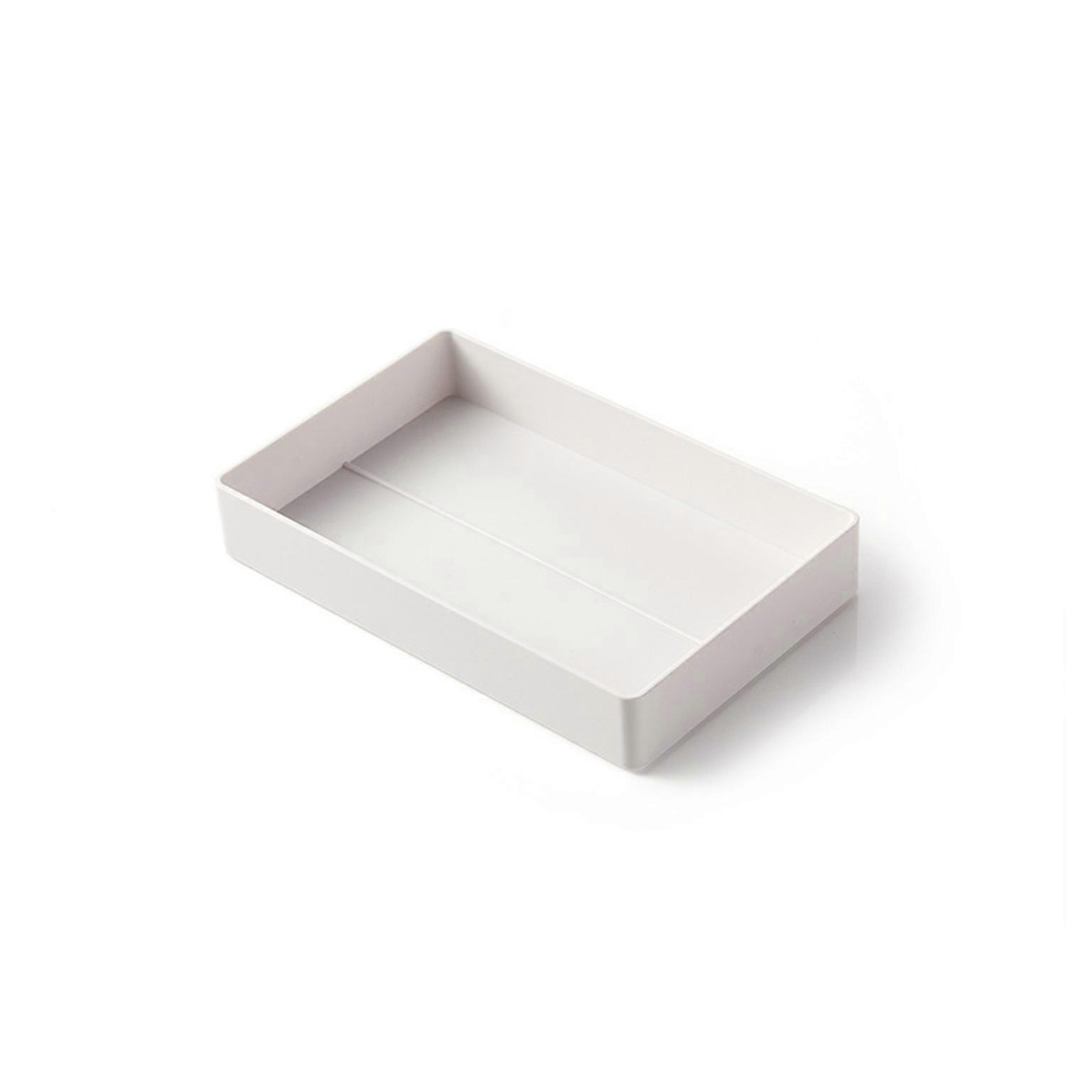 Office Storage Box Anti-crack High Capacity Pure Color Superimposed Solid Stackable Save Space