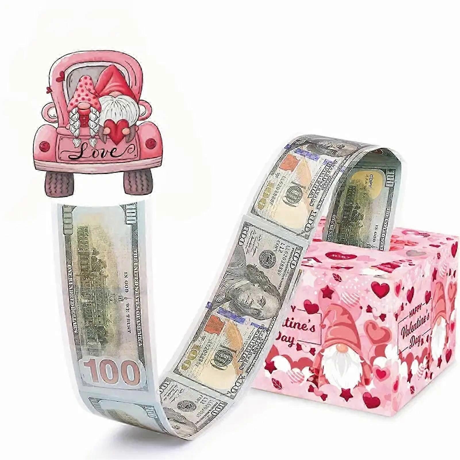 Valentine Pulling-type Cash Box DIY Personalized Money Case for Decoration