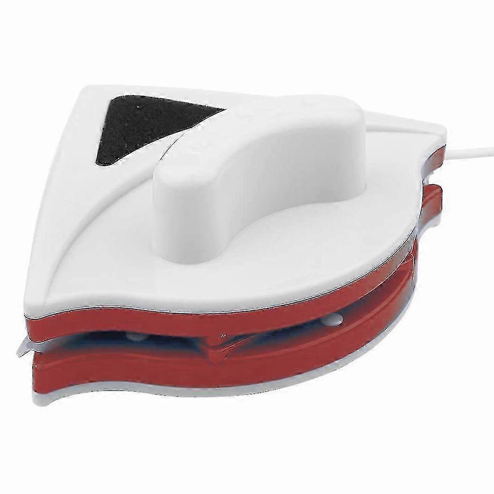 Magnetic Window Cleaner Squeegee - Double Sided, Red (7-15mm)