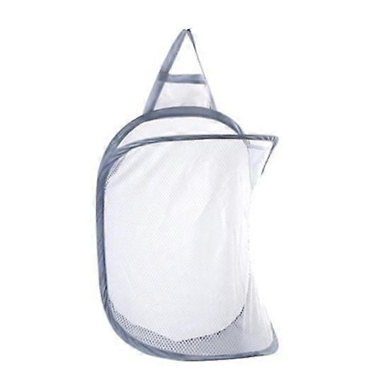 Laundry Basket Foldable Classification Storage Polyester Space-Saving Clothes Hamper for Home