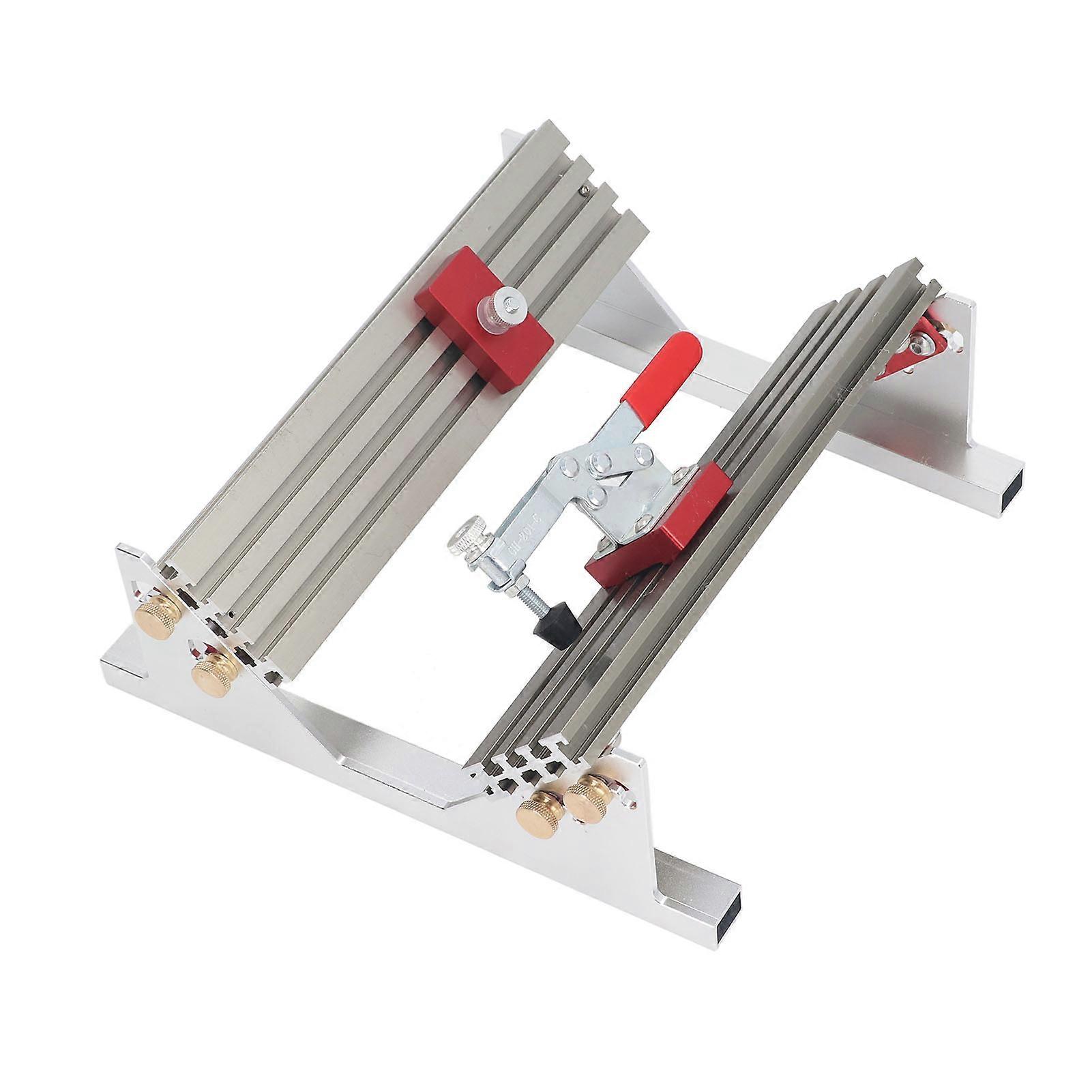 Drawer Clamp Locator 1/2in‑16in Aluminum Alloy Adjustable Drawer Clip Positioner for Milling Table Saw