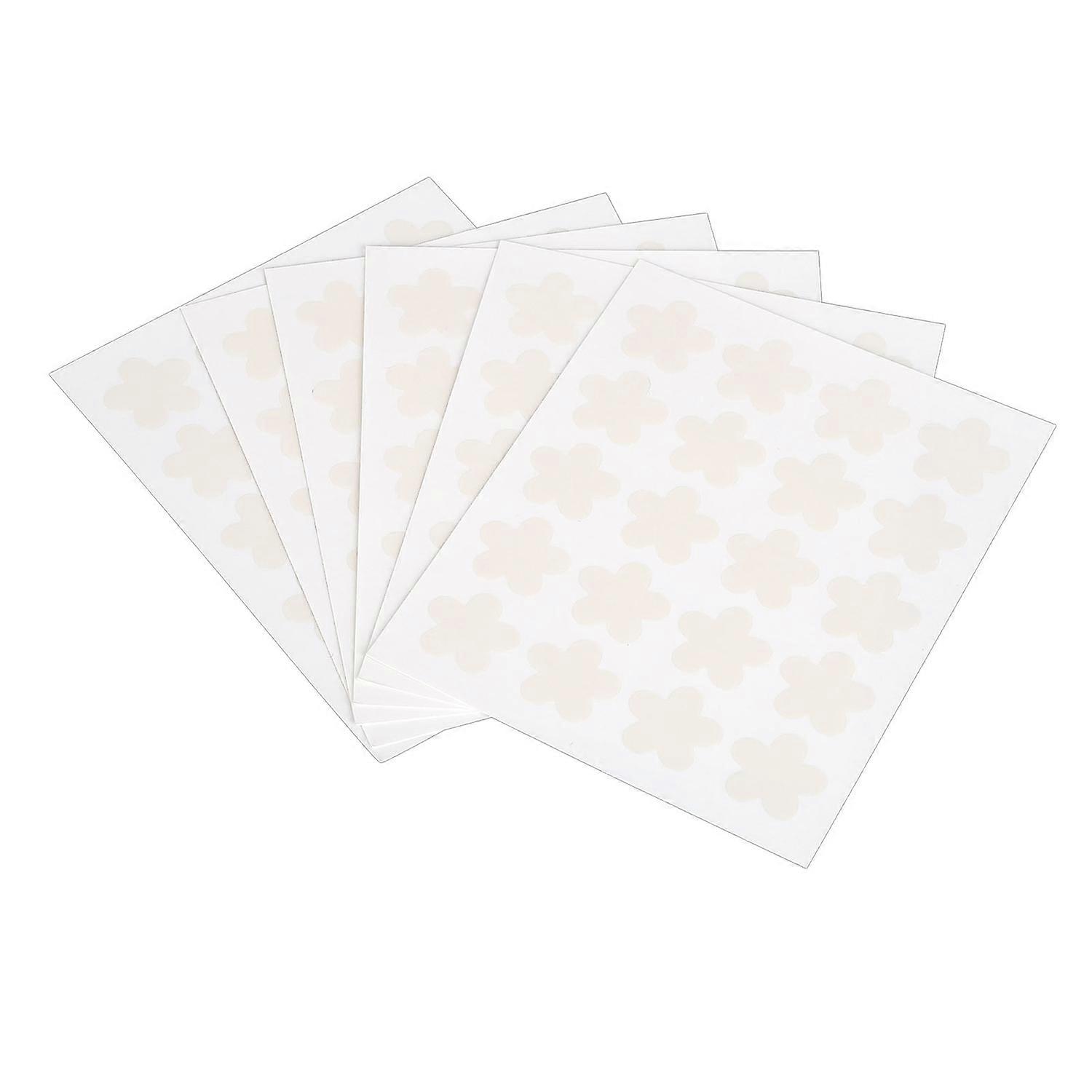 120PCS UV Detection Stickers for Sunscreen Reusable Flower Shaped Sunblock Patches for UV Protection